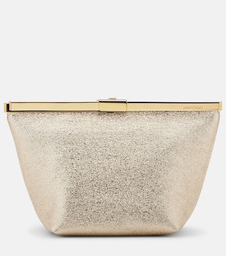 Ganache metallic leather clutch - Jimmy Choo - Modalova