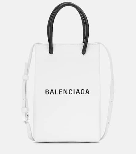 Shopping Phone Pouch leather tote - Balenciaga - Modalova