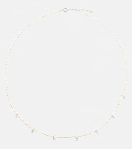 Persée Collana in oro bianco 18kt con diamanti e perle - Persee - Modalova