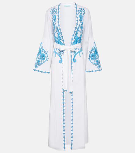 Kaftan Romilly aus Baumwolle und Leinen - Melissa Odabash - Modalova