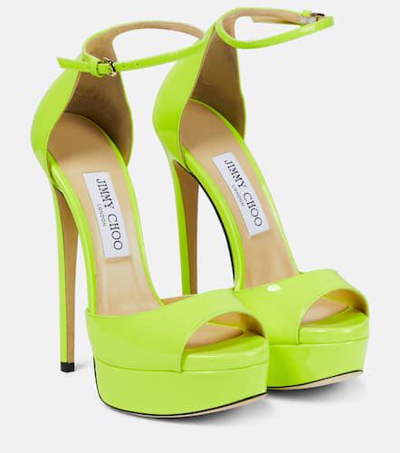 Max 150 patent leather platform sandals - Jimmy Choo - Modalova