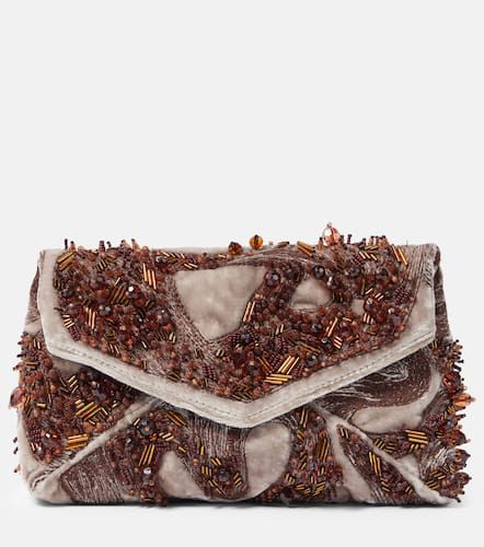 Clutch Envelope in velluto - Dries Van Noten - Modalova