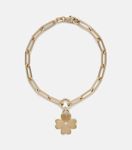 Four Heart Clover 18kt chain bracelet with diamonds - Foundrae - Modalova