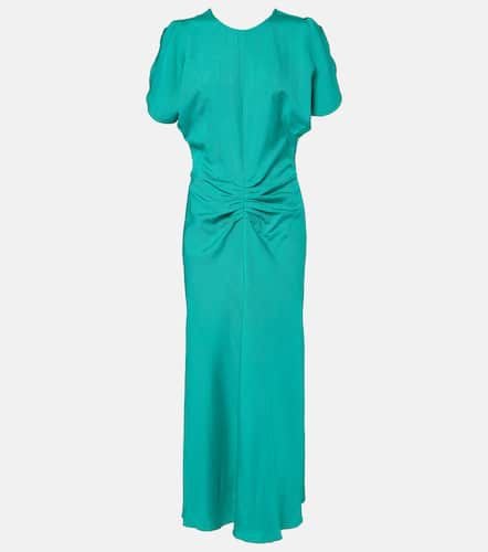 Gathered midi dress - Victoria Beckham - Modalova