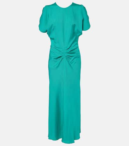 Vestido midi fruncido - Victoria Beckham - Modalova