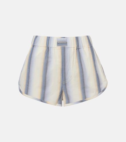 Shorts Melinea de algodón a rayas - Isabel Marant - Modalova