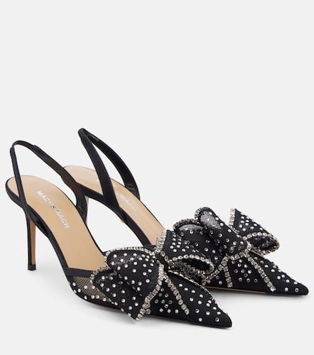 Slingback-Pumps Le Cadeau mit Kristallen - Mach & Mach - Modalova