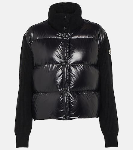 Chaqueta con paneles de plumas - Moncler - Modalova