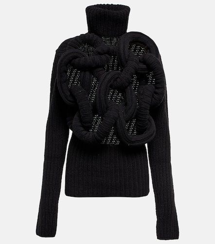 Jersey de cuello alto con punto abierto - JW Anderson - Modalova