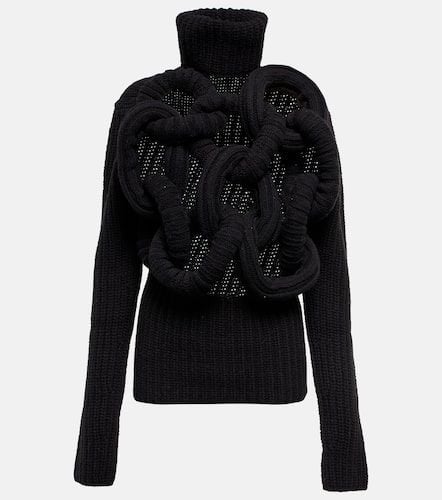 Turtleneck open-knit sweater - JW Anderson - Modalova