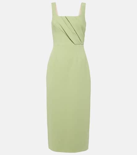 Arina pleated crêpe midi dress - Emilia Wickstead - Modalova