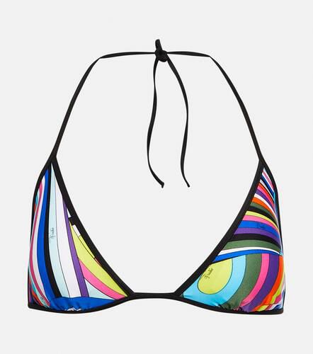 Pucci Printed triangle bikini top - Pucci - Modalova