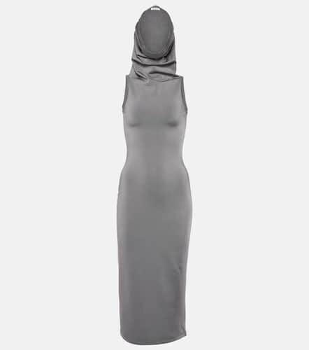 Alaïa Vestido midi de jersey con capucha - Alaia - Modalova