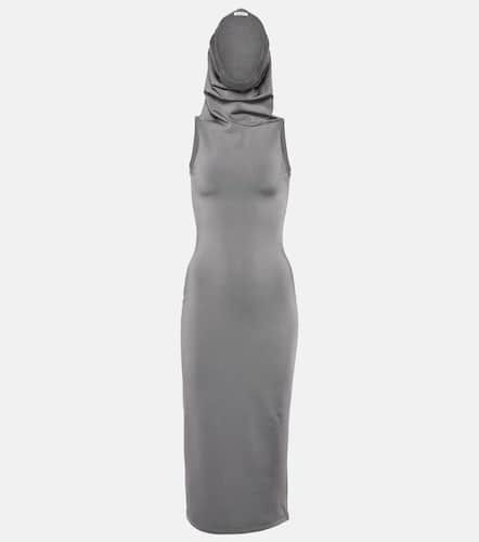 Alaia Hooded jersey midi dress - Alaia - Modalova