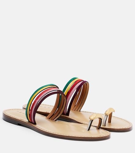 Amanu Lusaka leather thong sandals - Amanu - Modalova