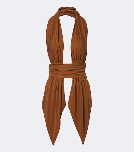 Top de jersey con bufanda - Christopher Esber - Modalova