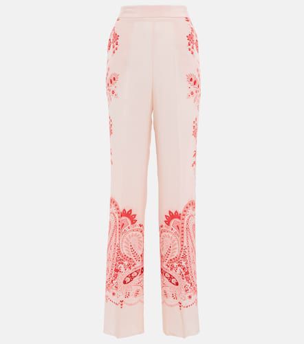 Floral high-rise silk palazzo pants - Etro - Modalova