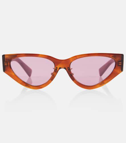 Occhiali da sole cat-eye con logo - Miu Miu - Modalova