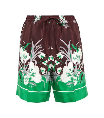 Valentino Printed silk shorts - Valentino - Modalova