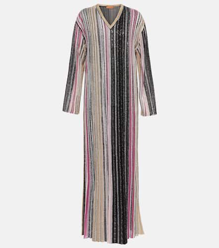 Striped sequin-embellished maxi dress - Missoni - Modalova
