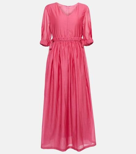 Max mara silk on sale and cotton voile dress