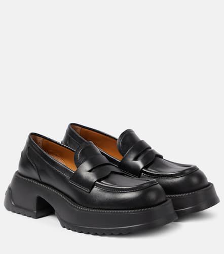 Marni Leather platform loafers - Marni - Modalova