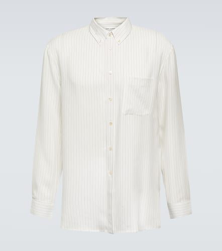 Camisa de algodón a rayas - Saint Laurent - Modalova