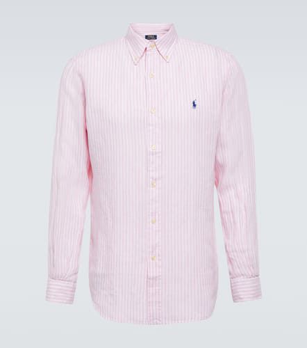 Camisa de lino a rayas - Polo Ralph Lauren - Modalova
