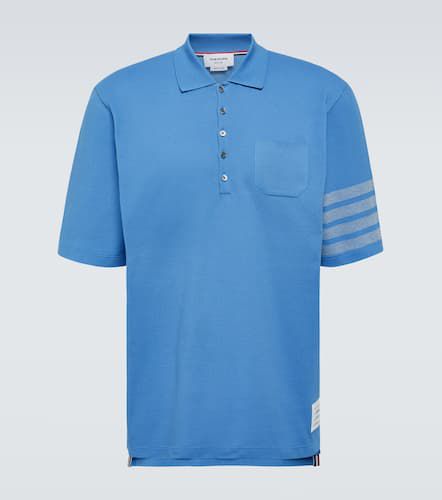 Bar cotton piqué polo shirt - Thom Browne - Modalova