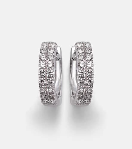 Pendientes de oro blanco de 14 ct con diamantes - Stone and Strand - Modalova