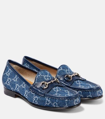 Loafers Horsebit 1953 GG aus Denim - Gucci - Modalova