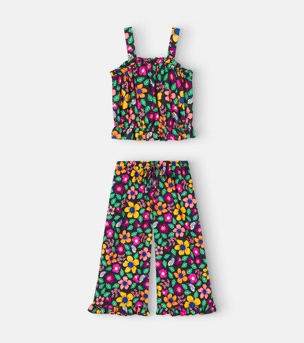 Fábula Top e pantaloni Frescor in cotone con stampa floreale - Fabula - Modalova