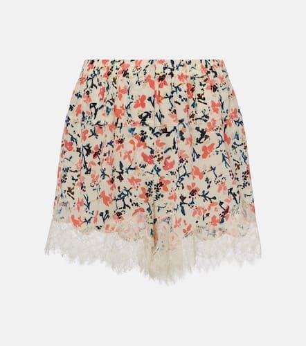 Short Noella en soie à fleurs - Ulla Johnson - Modalova