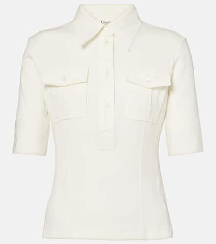 Chloe Cotton polo shirt - Chloe - Modalova