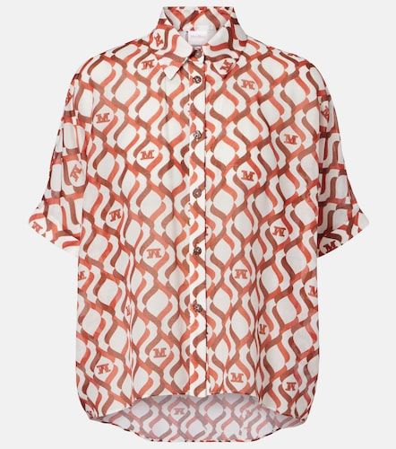 Camisa Ariete de algodón y seda estampada - Max Mara - Modalova