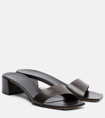 The Row Mules Chocolate de piel - The Row - Modalova