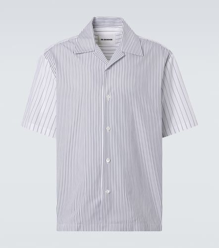 Camisa bowlin de algodón a rayas - Jil Sander - Modalova