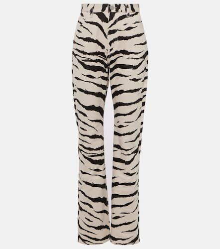 AlaÃ¯a Zebra-print jeans - Alaia - Modalova