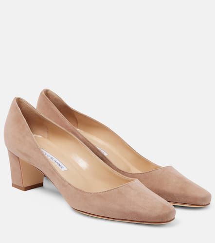 Pumps Okkatopla aus Veloursleder - Manolo Blahnik - Modalova