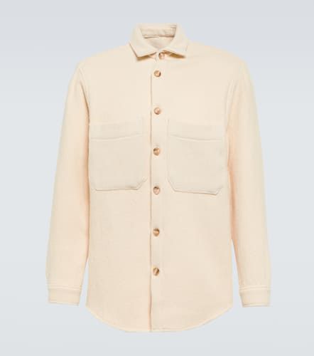 Cotton and wool twill overshirt - King & Tuckfield - Modalova