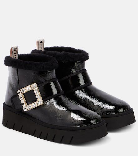 Stivali Viv Winter in vernice con shearling - Roger Vivier - Modalova