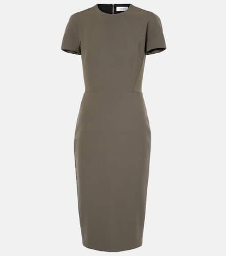 CrÃªpe midi dress - Victoria Beckham - Modalova