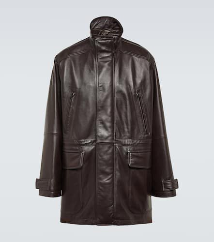 Balenciaga Leather parka - Balenciaga - Modalova