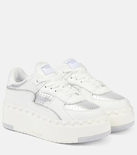 Plateau-Sneakers Freedots XL aus Leder - Valentino Garavani - Modalova