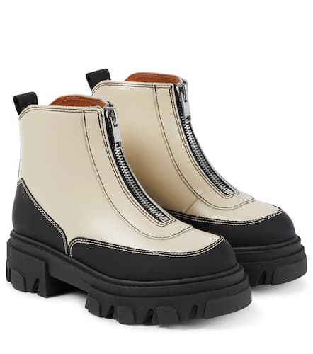 Ganni Leather ankle boots - Ganni - Modalova