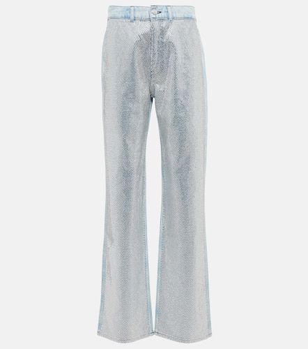 Le Jane embellished high-rise jeans - Frame - Modalova