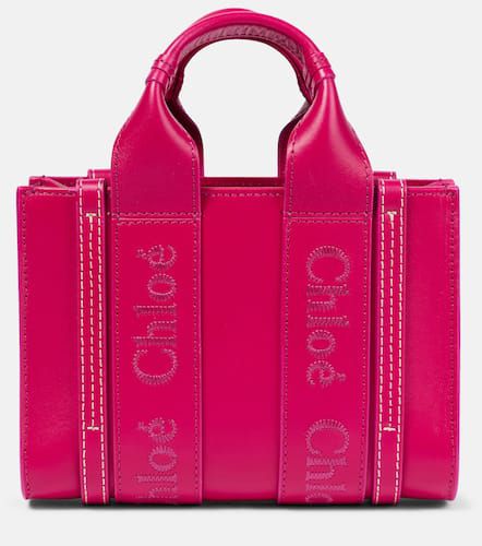 Chloé Borsa Woody Mini in pelle - Chloe - Modalova