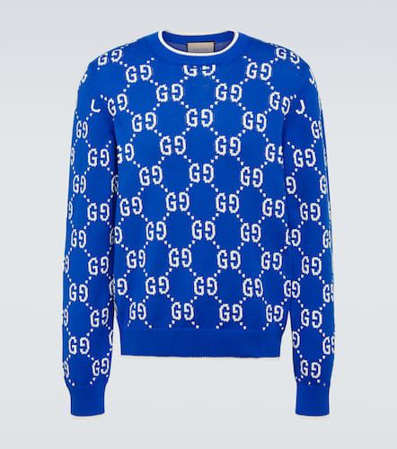 Gucci GG intarsia cotton sweater - Gucci - Modalova