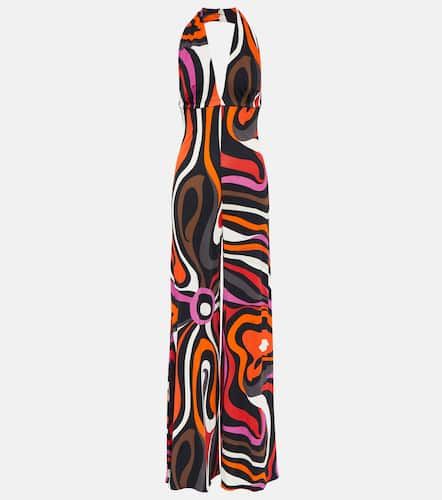 Pucci Marmo halterneck jumpsuit - Pucci - Modalova