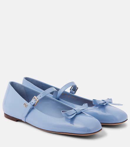 Mary-Jane-Ballerinas Romance Bow aus Lackleder - Valentino Garavani - Modalova